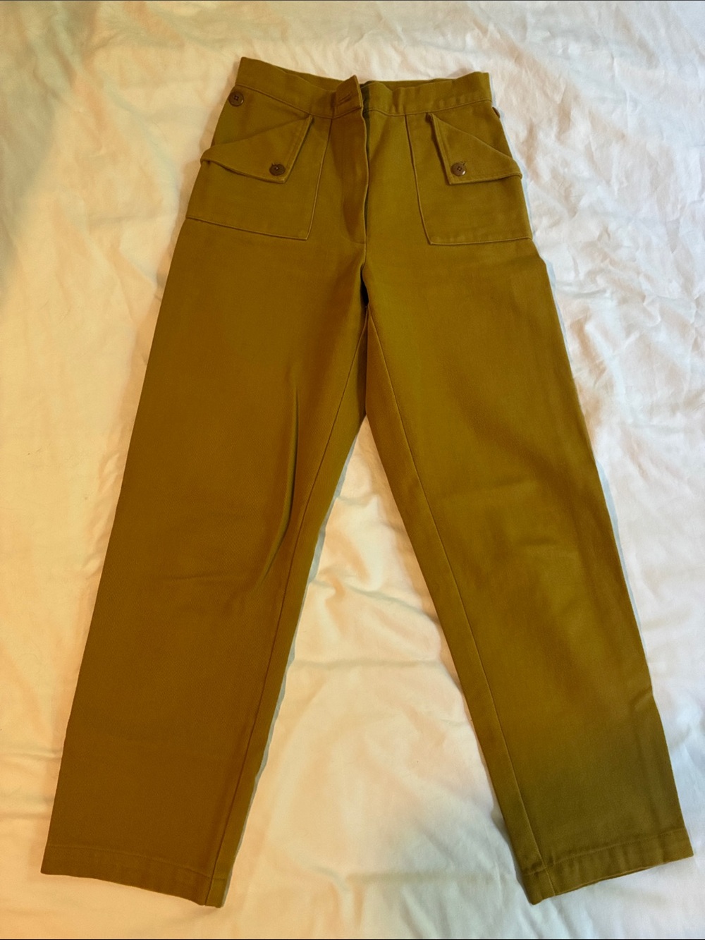Ilana Kohn Olive Utility Chinos - Picture 5 of 6